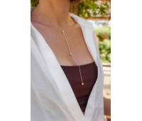 Кольє трансформер Кульки на два ланцюжка 2321-3 Кольє трансформер Кульки на два ланцюжка 2321-3