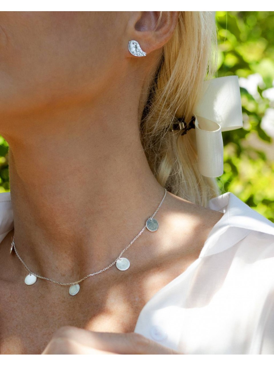 Кольє Монетки п’ять монеток під шию Арт.5060 Кольє Монетки п’ять монеток під шию Арт.5060