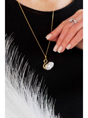 Кулон Лебідь