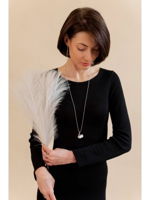 Кулон Лебідь